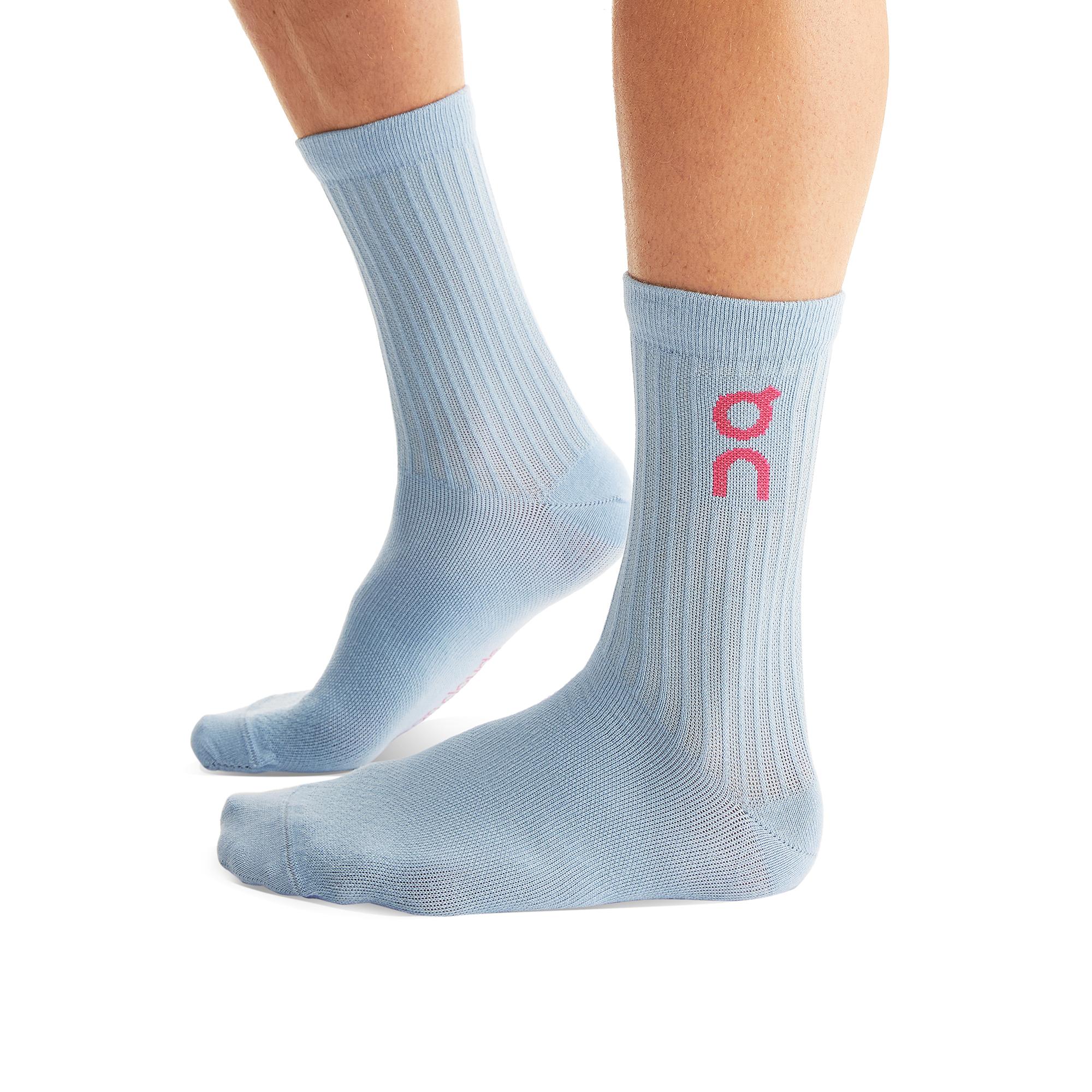 On Running Logo Sock 3-Pack - Zest/Stratosphere image