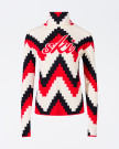 náhled Dámský svetr PERFECT MOMENT chevron roll neck sweater