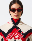 náhled Dámský svetr PERFECT MOMENT chevron roll neck sweater