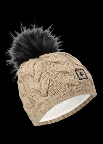 Dámská čepice ONEMORE 501 - BEANIE WITH ECO-FUR