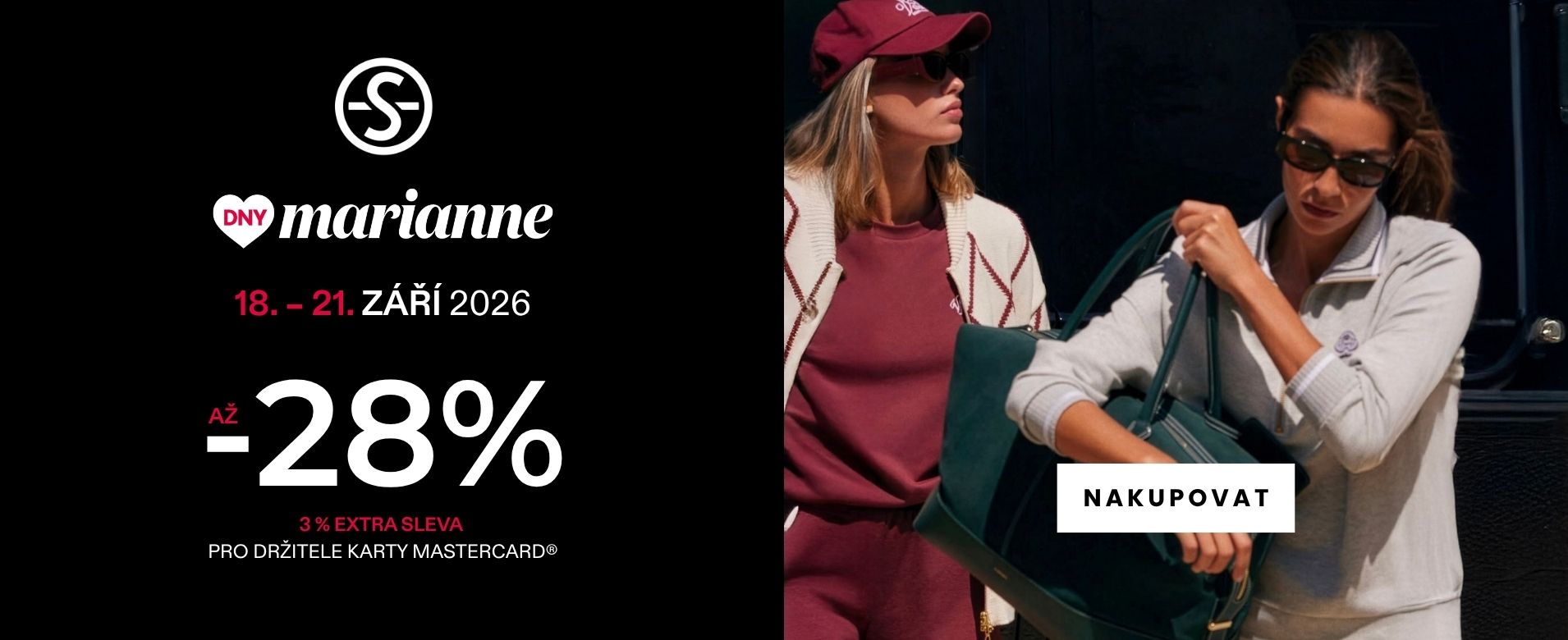 Dny Marianne jsou tady! Az -28% i na podzimni novinky. Dny Marianne jsou tady! Az -28% i na podzimni novinky.